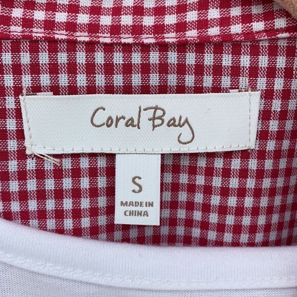 Flamingo 2 Piece Coral Bay Sz S 2 Flamingo Tank And Button Down NWT - Picture 15 of 16